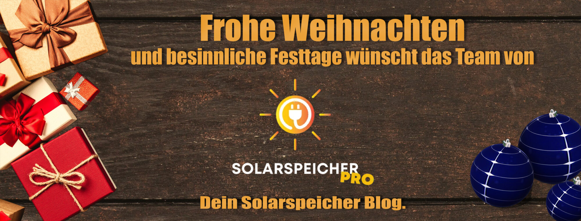 Weihnachten mit Solarspeicher