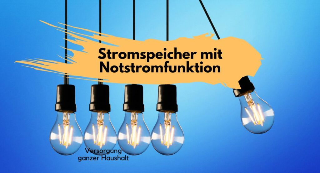 Speicher mit Notstromfunktion