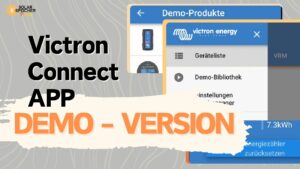 VictronConnect App Anleitung Demo Version