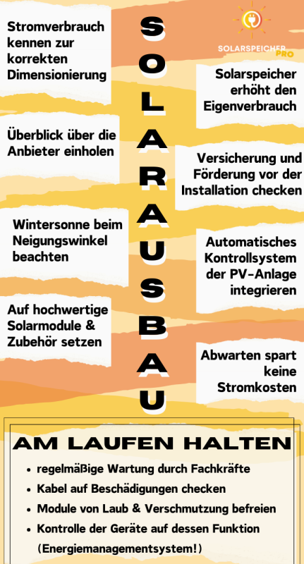 Ohne Fehler beim Solarausbau